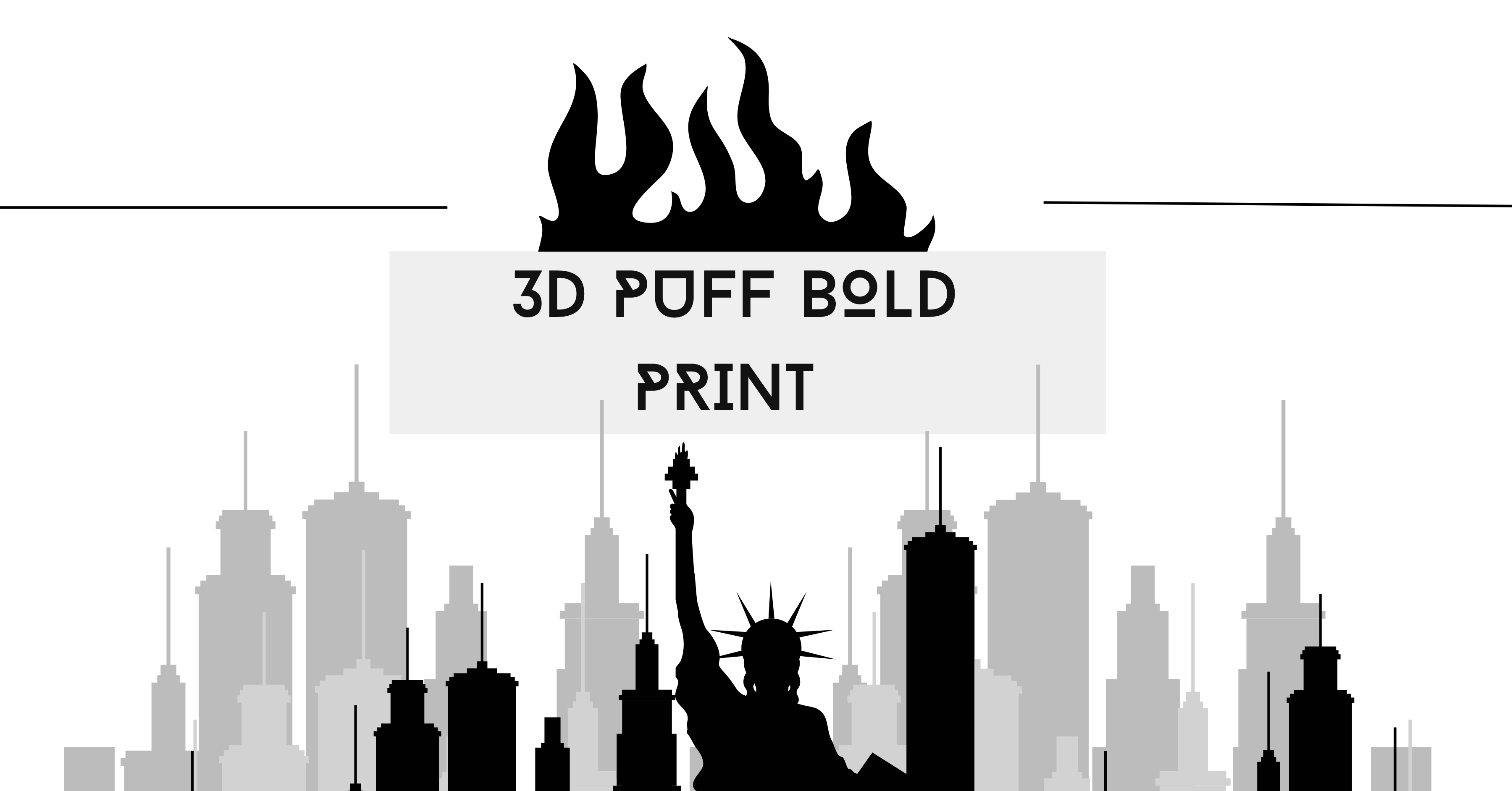 3D PUFF BOLD STYLE