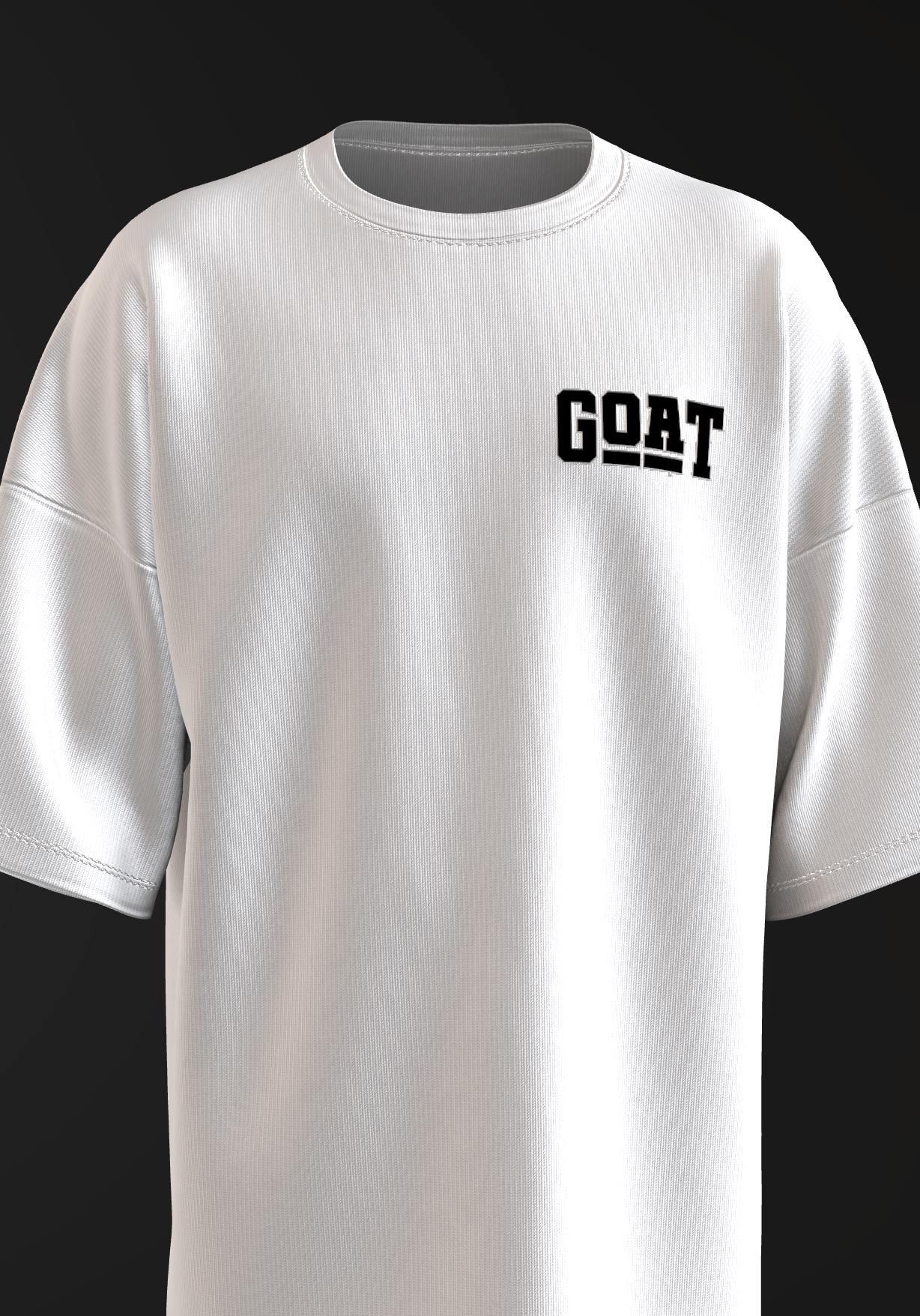 3D Puff Terry Oversized Tee