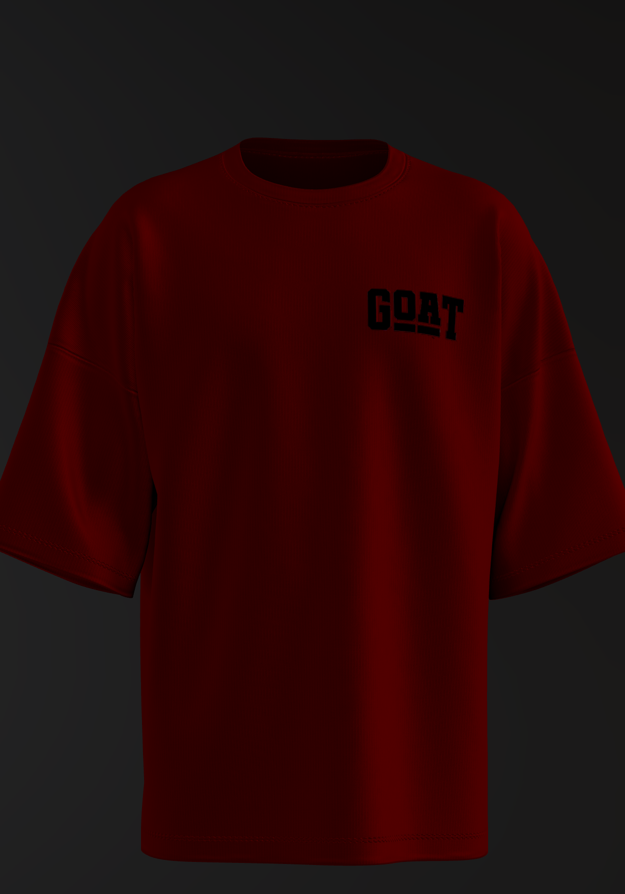 3D Puff Terry Oversized Tee