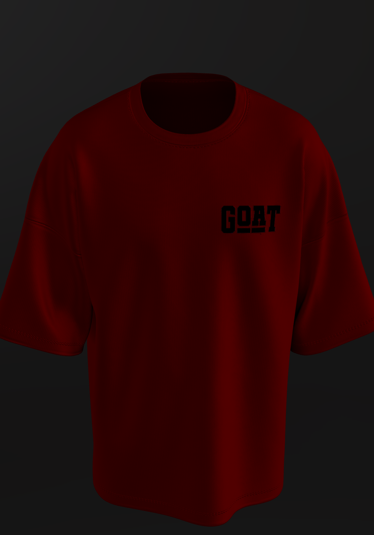 3D Puff Terry Oversized Tee