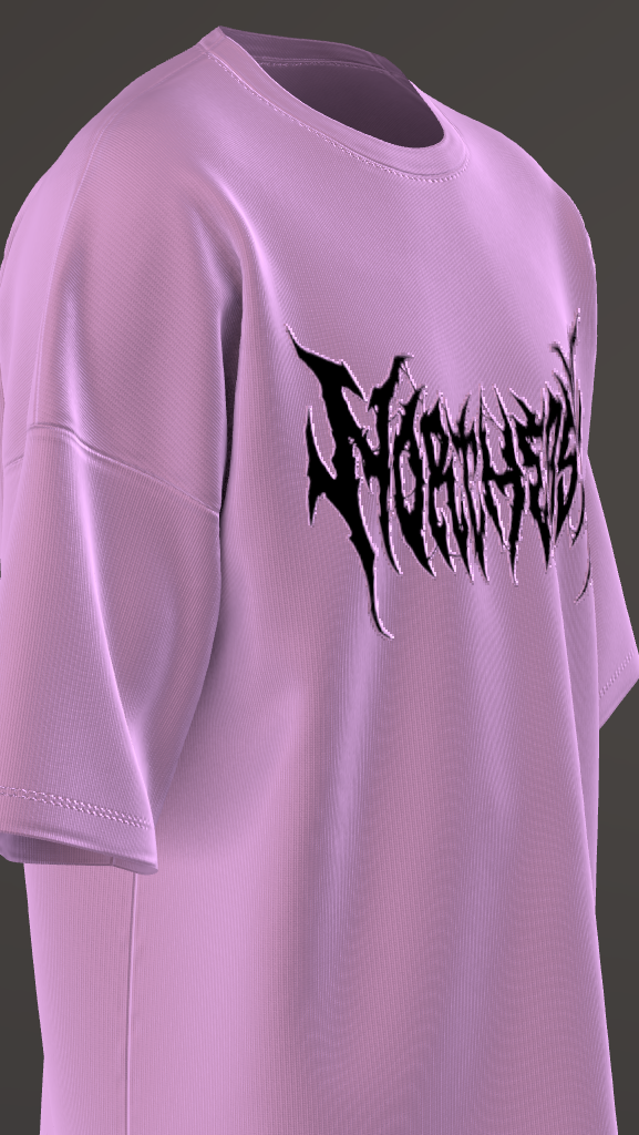 3D Puff Terry Oversized Tee