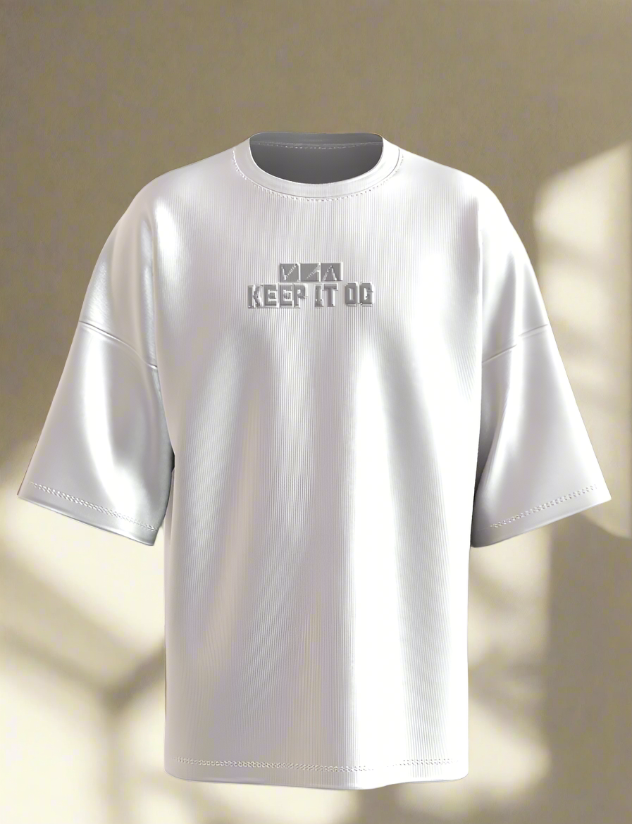 3D Puff Terry Oversized Tee