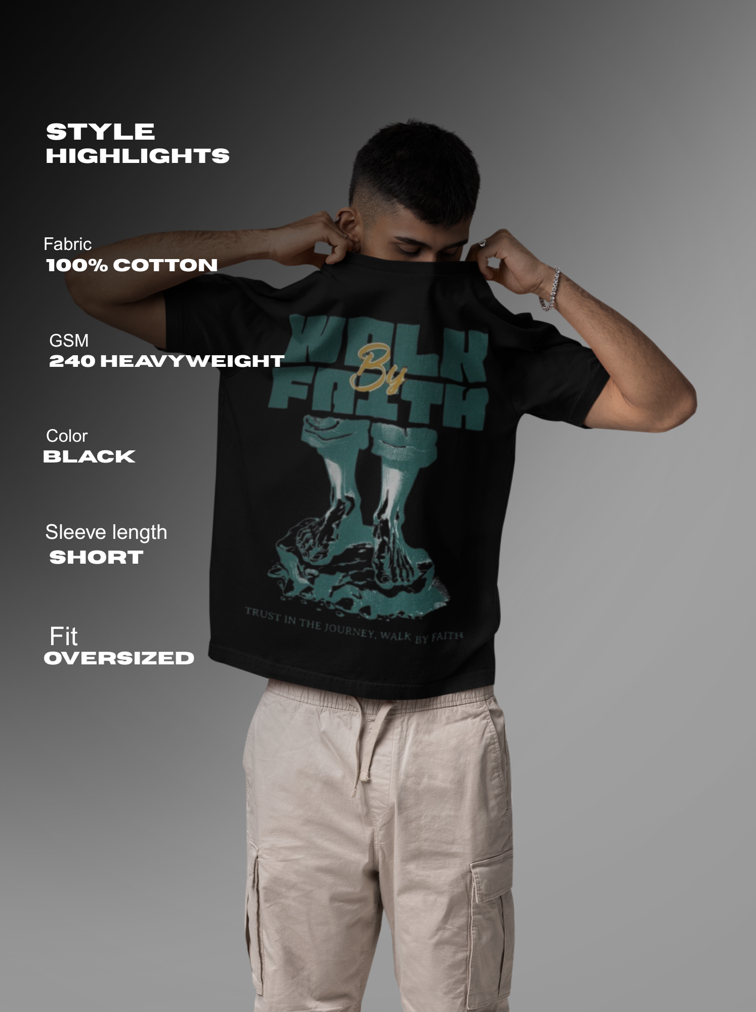 Shoulder Drop Oversized Tee