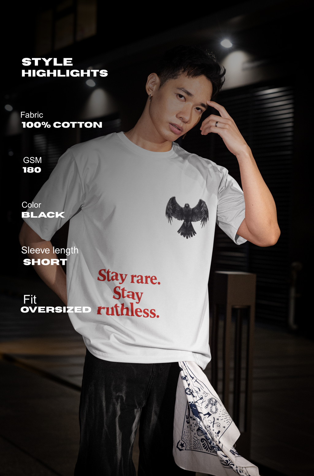 Shoulder Drop Oversized Tee