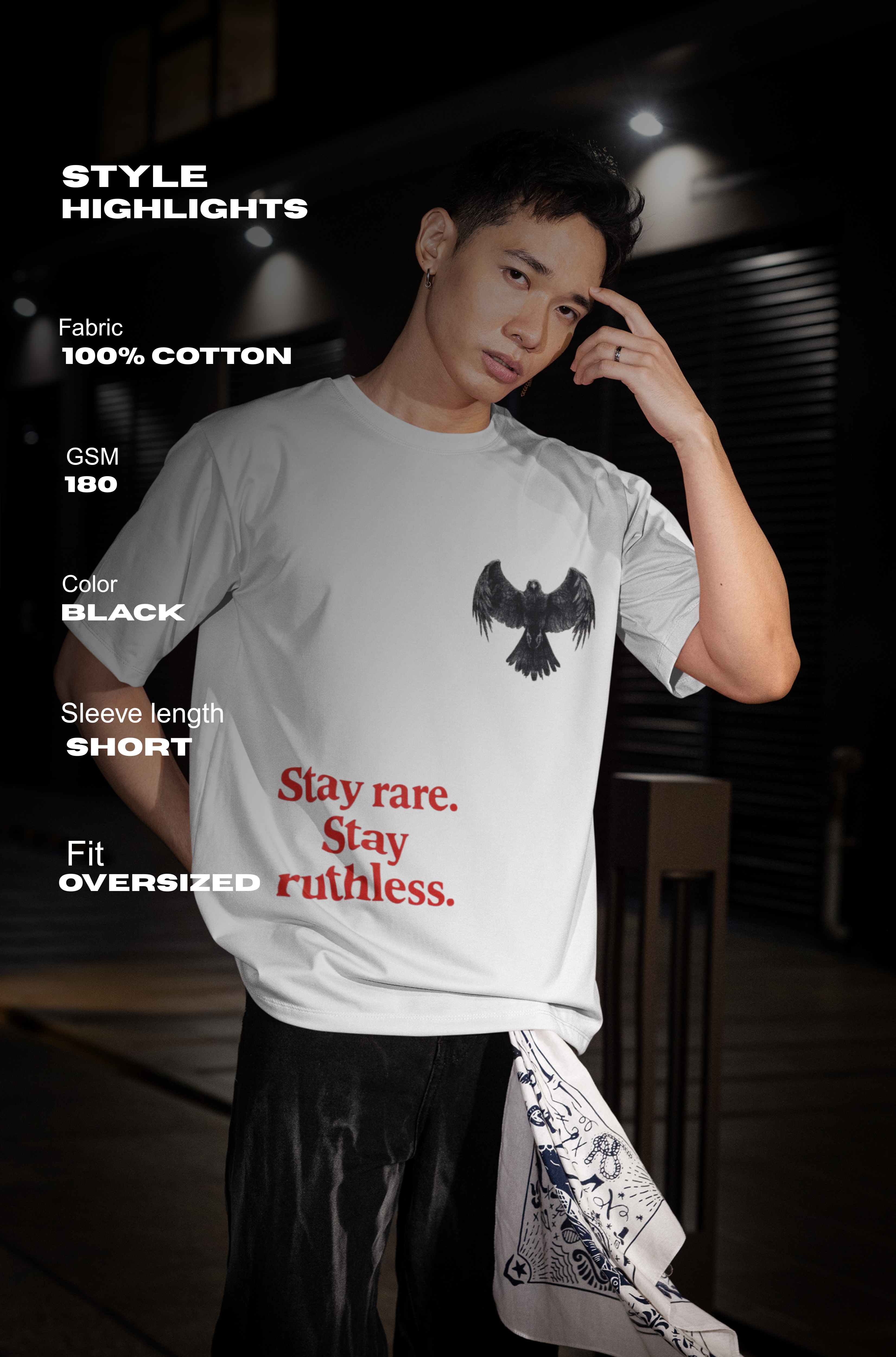 Shoulder Drop Oversized Tee