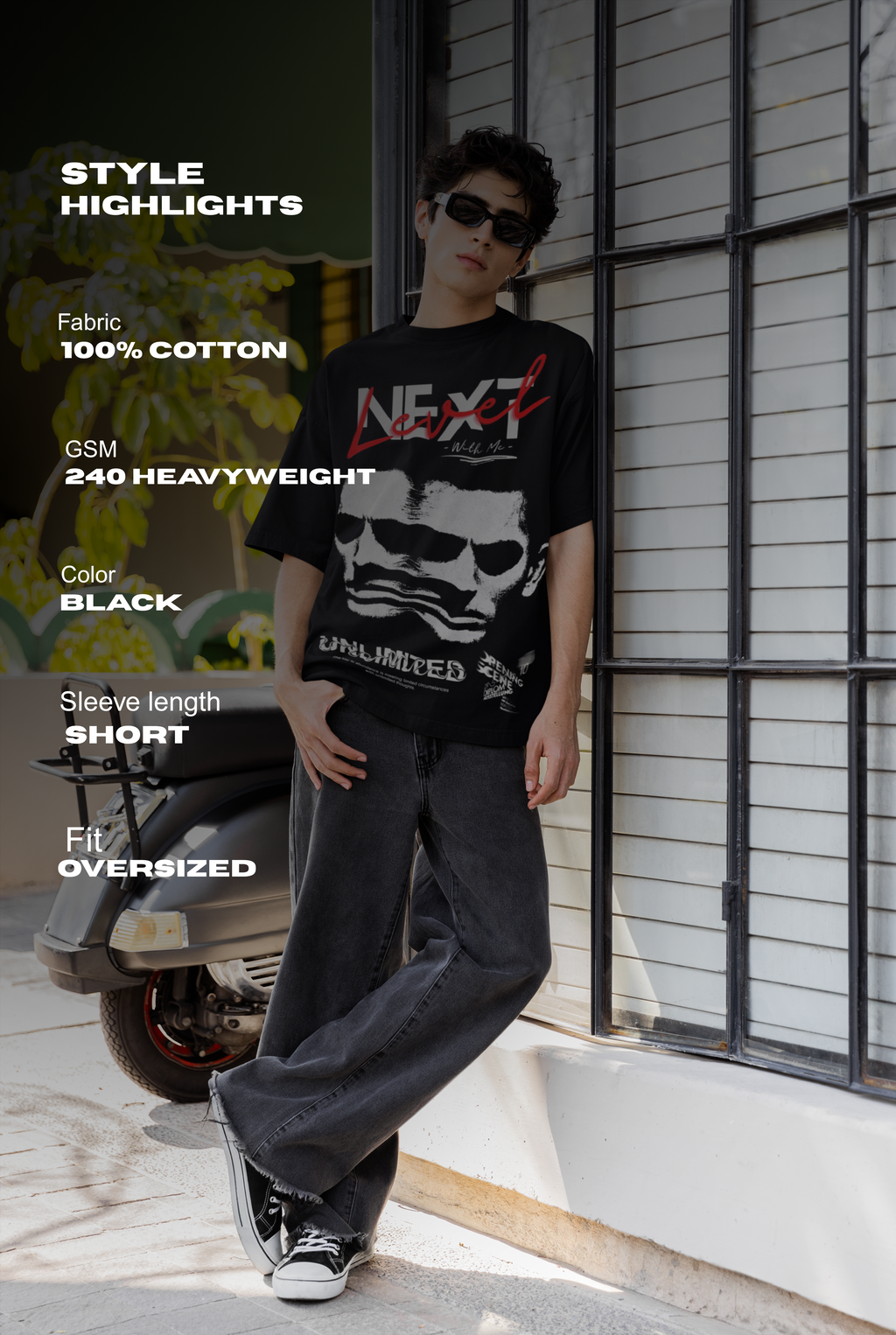 Shoulder Drop Oversized Tee