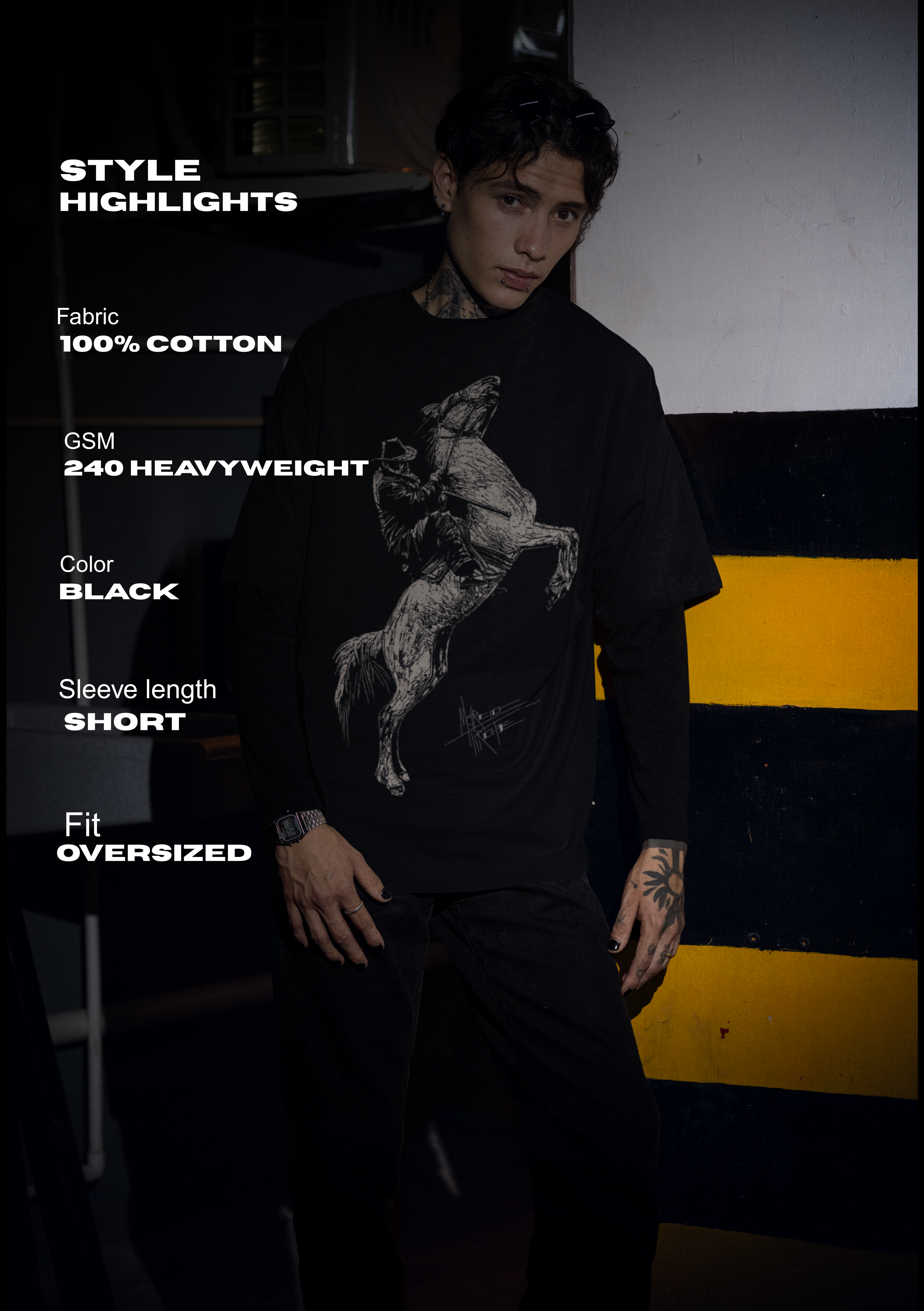 Shoulder Drop Oversized Tee