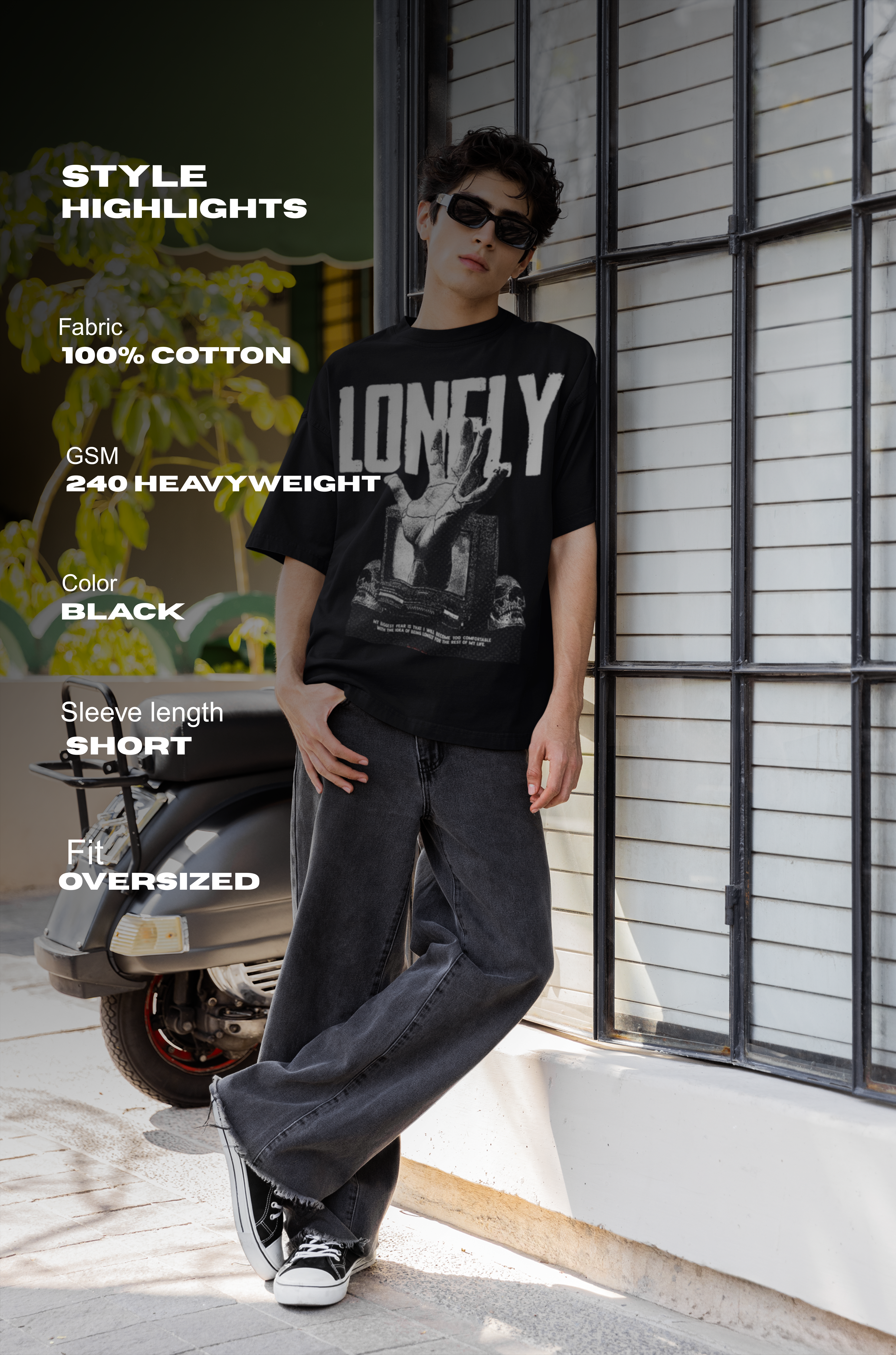 Shoulder Drop Oversized Tee