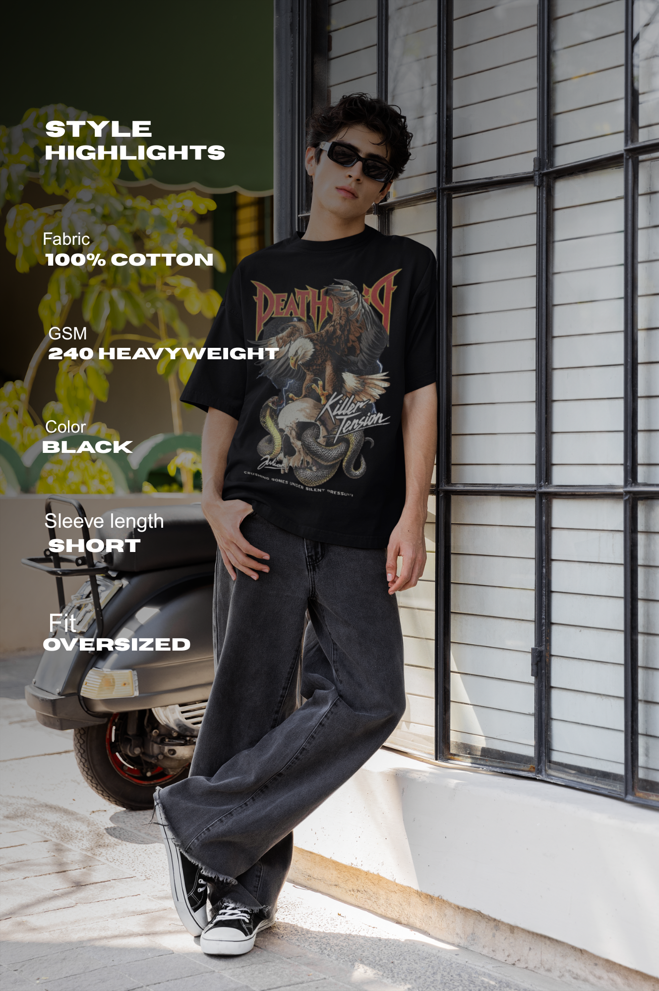 Shoulder Drop Oversized Tee