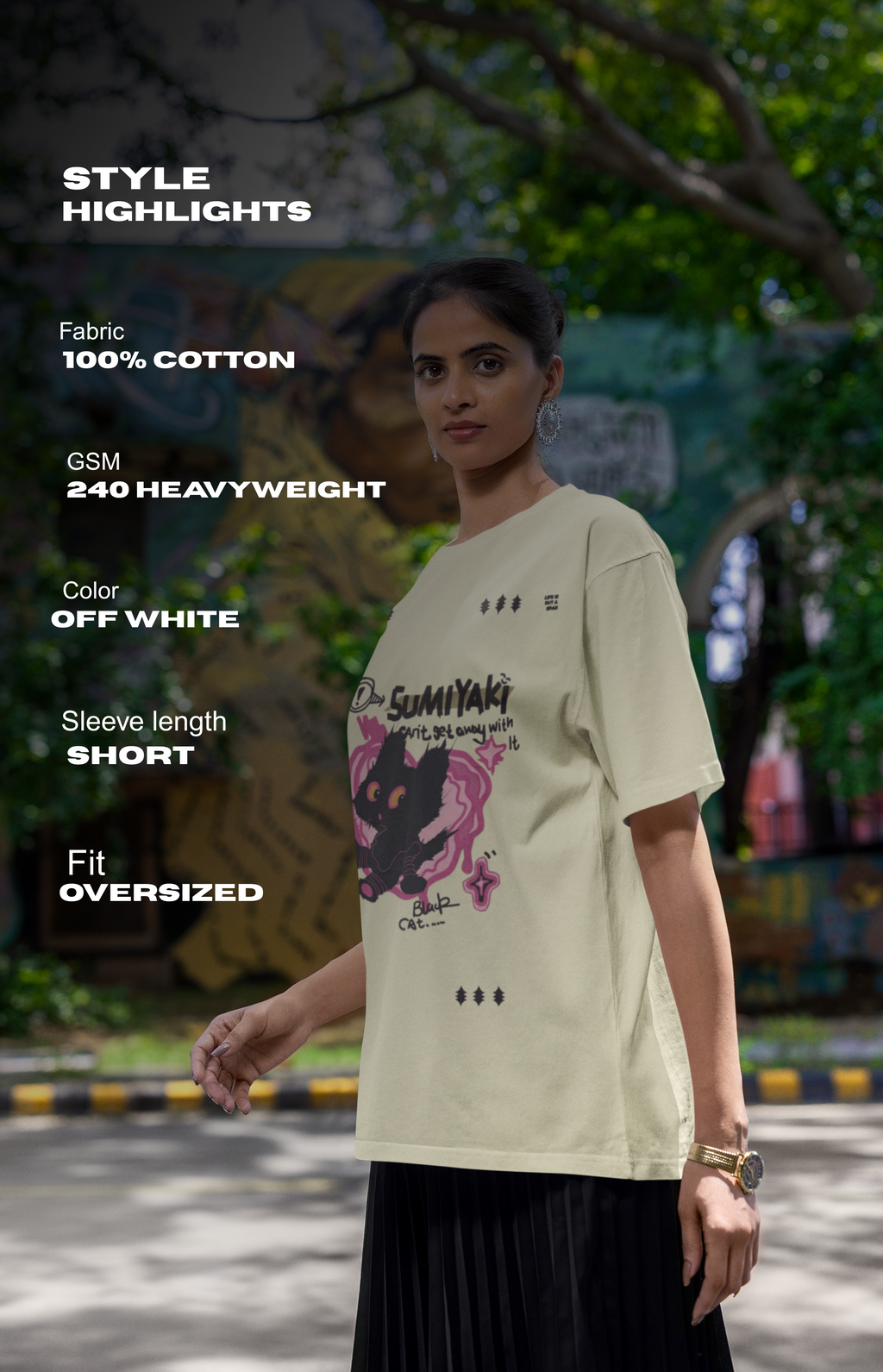 Shoulder Drop Oversized Tee