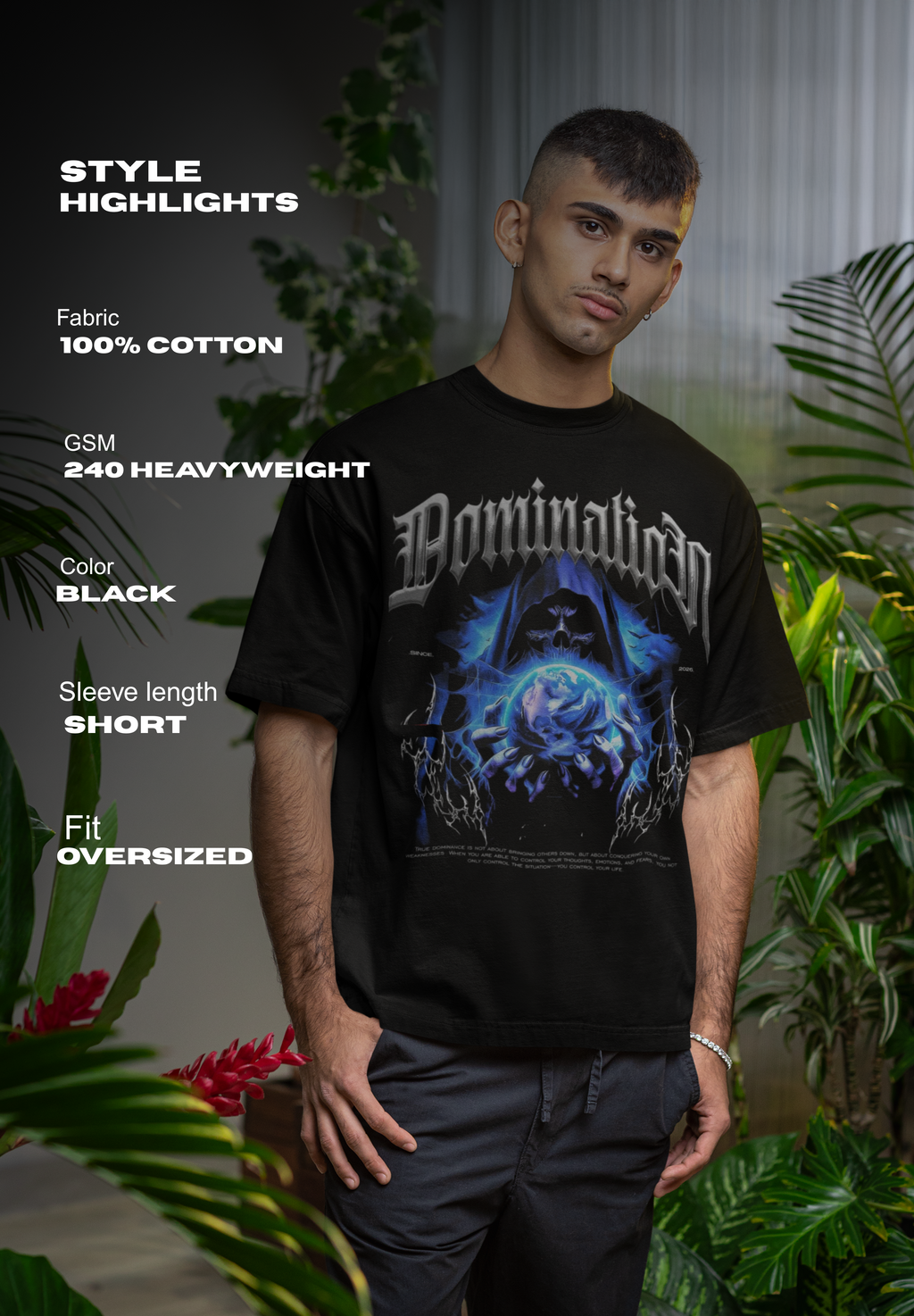 Shoulder Drop Oversized Tee