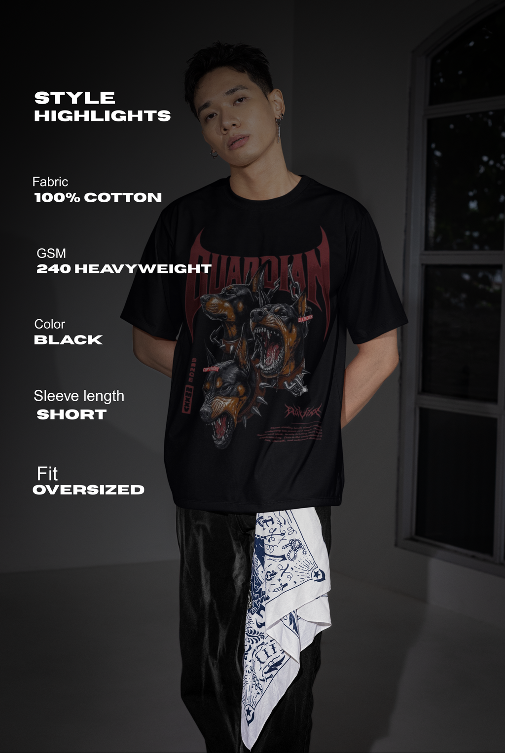 Shoulder Drop Oversized Tee