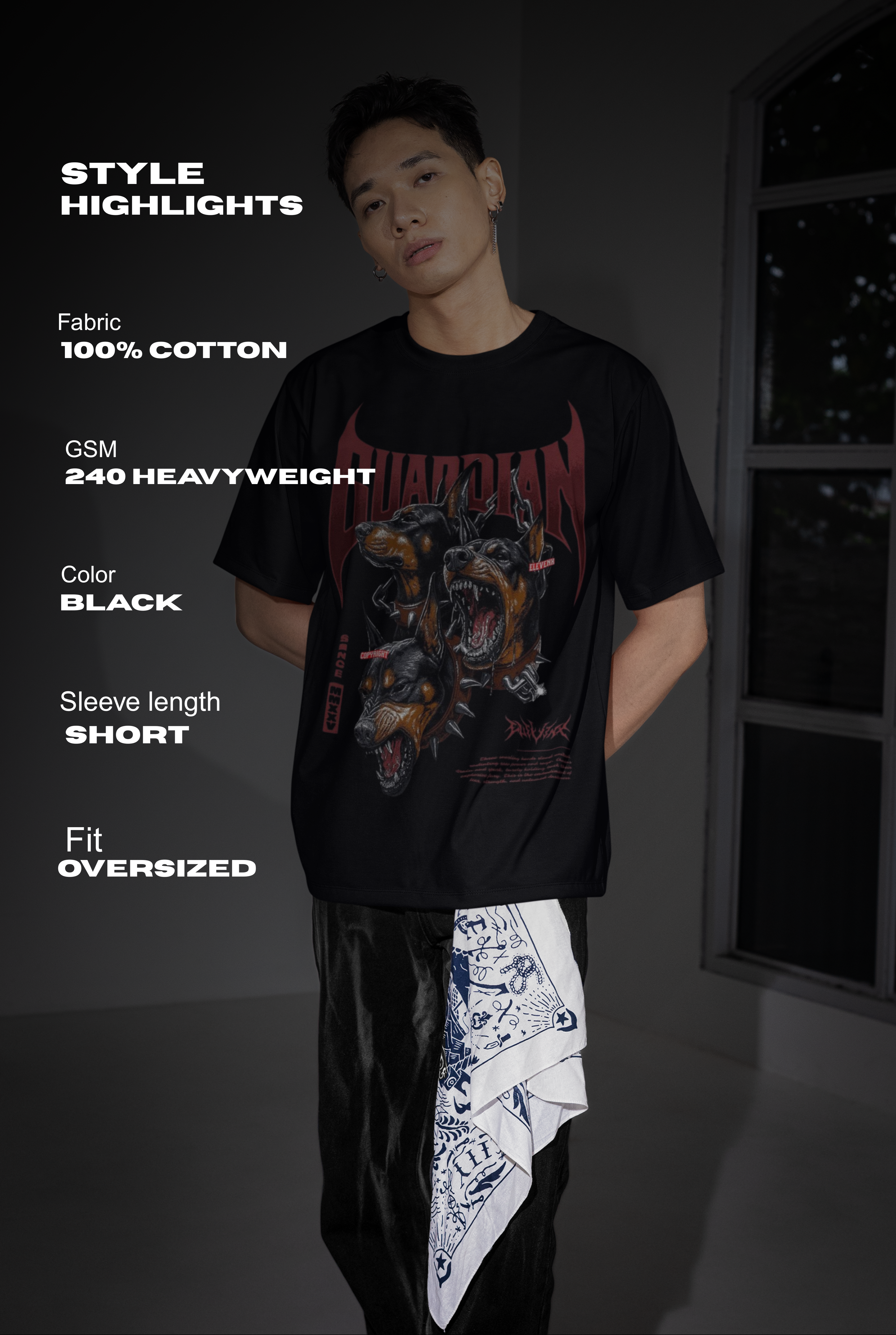 Shoulder Drop Oversized Tee