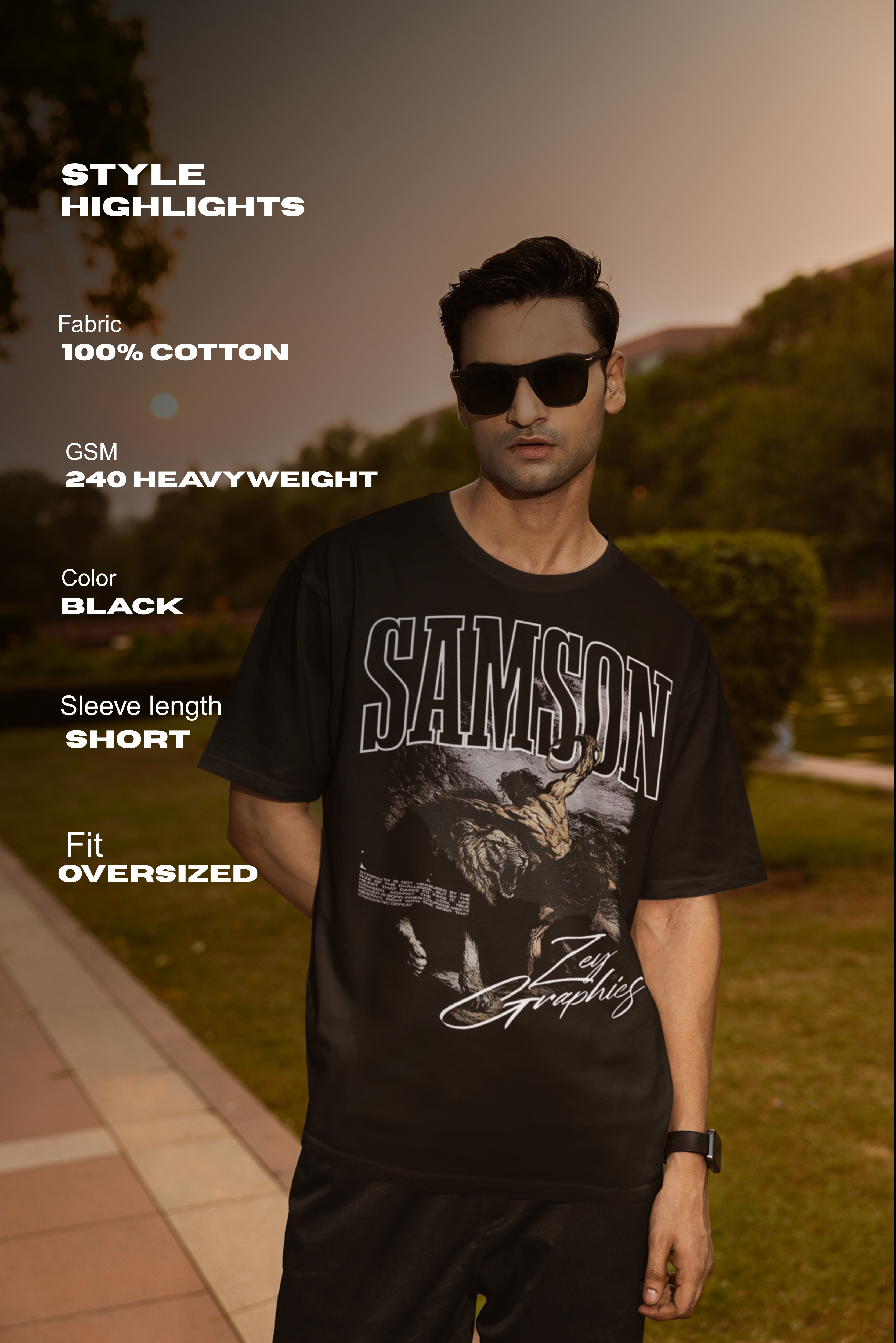 Shoulder Drop Oversized Tee