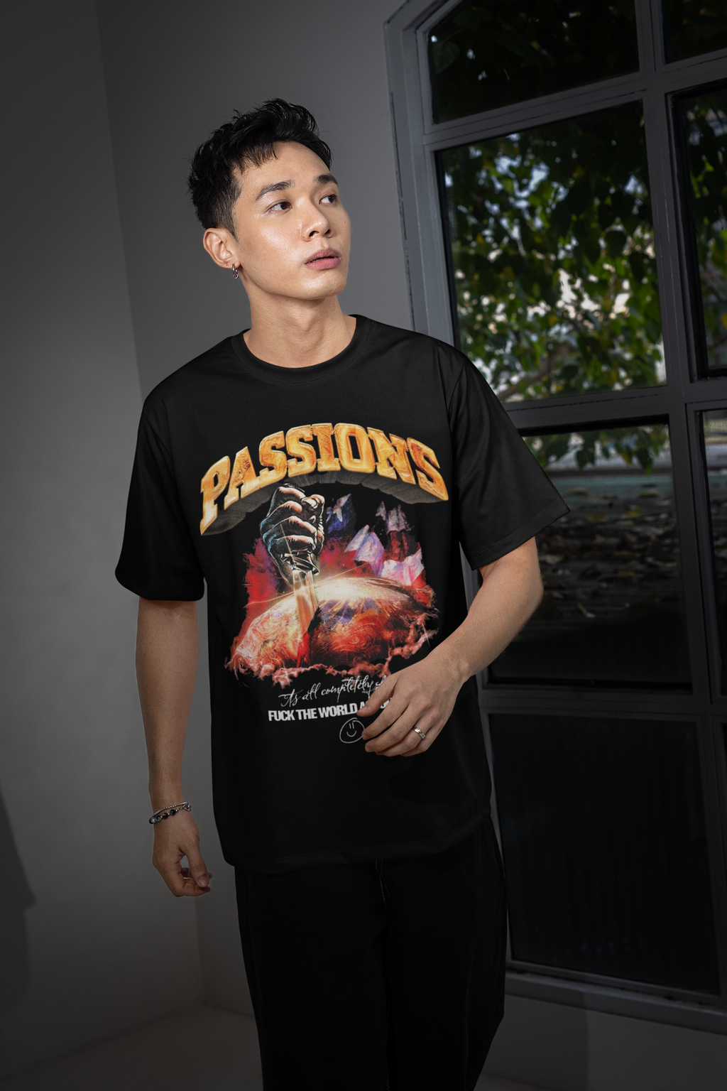 Shoulder Drop Oversized Tee