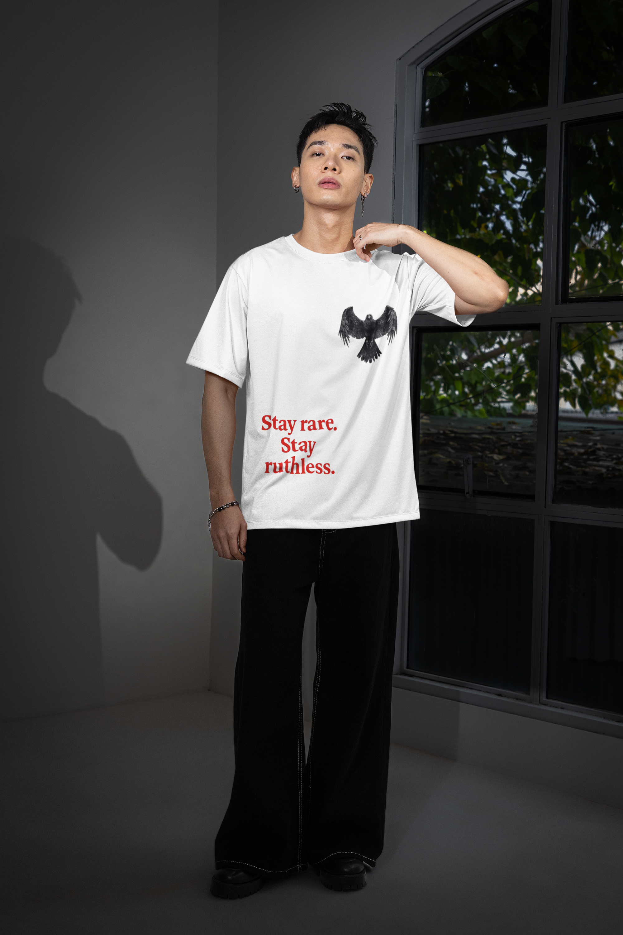 Shoulder Drop Oversized Tee